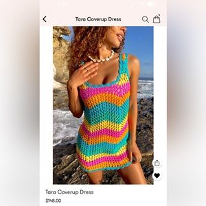 Show Me Your Mumu Tara Crochet Coverup Dress